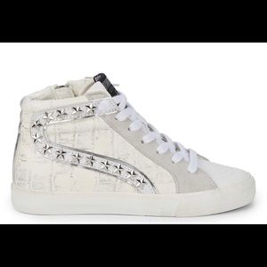 Vintage Havana High Star calf embellished sneakers size 6.5. Brand new.